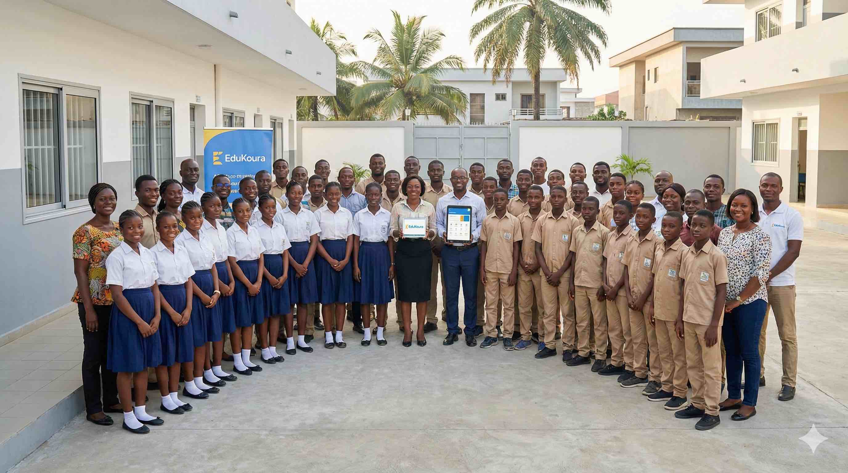 Élève participant en classe